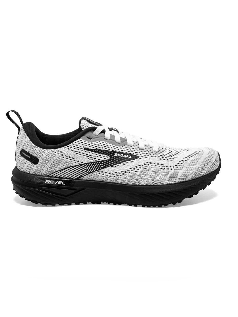 Brooks Women’s Revel 6 Sneaker Black White Size 7